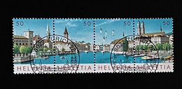 Schweiz 1984 NABA Zürich Mi. 1276 - 1279 Gestempelt/o Einzelmarken Aus Block 24 Gestempelt/o - Gebruikt