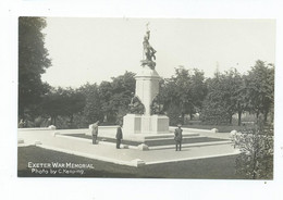 Devon Postcard Exeter War Memorial C.keeping Unused Rp - Exeter