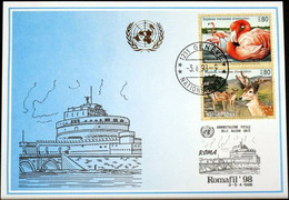 UNO GENF 1998 Mi-Nr. 289 Blaue Karte - Blue Card - Briefe U. Dokumente
