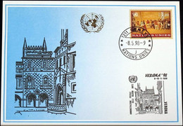 UNO GENF 1998 Mi-Nr. 291 Blaue Karte - Blue Card - Briefe U. Dokumente