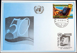 UNO GENF 1998 Mi-Nr. 293 Blaue Karte - Blue Card - Lettres & Documents