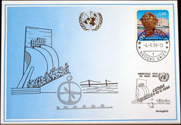 UNO GENF 1998 Mi-Nr. 294 Blaue Karte - Blue Card - Brieven En Documenten