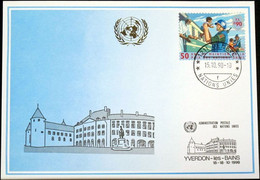 UNO GENF 1998 Mi-Nr. 295 Blaue Karte - Blue Card - Lettres & Documents