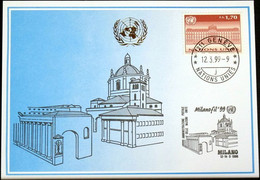 UNO GENF 1999 Mi-Nr. 297 Blaue Karte - Blue Card - Covers & Documents