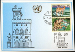 UNO GENF 1999 Mi-Nr. 299 Blaue Karte - Blue Card - Storia Postale
