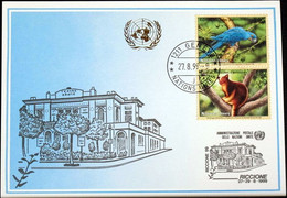 UNO GENF 1999 Mi-Nr. 301 Blaue Karte - Blue Card - Briefe U. Dokumente