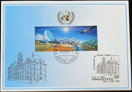 UNO GENF 1999 Mi-Nr. 302 Blaue Karte - Blue Card - Briefe U. Dokumente