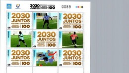 Soccer Football World Cup 2030 Candidates Uruguay Sheet - Scarce - 1930 – Uruguay