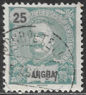 Angra – 1897 King Carlos 25 Réis Used Stamp - Angra