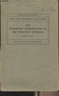 The Microscopic Determination Of The Nonopaque Minerals (Seconde Edition) - United States Department Of The Interior, Ge - Lingueística