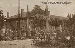 Andernos Les Bains - école De Plein Air - L’entrée Et Le Départ Pour La Promenade - Les élèves - Andernos-les-Bains