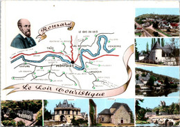 (1 J 6) France - Carte Géographique  - Le Loir Et Ronsard (poated 1960) - Maps
