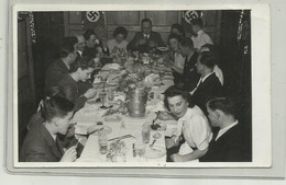 Delcampe - PERSONE A CENA PERIODO NAZISMO, CARTOLINA FOTOGRAFICA AGFA - NV   FP - Fotografia