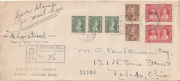 Canada 1935 FDC Mailed Registered - ....-1951