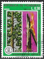 Honduras 1976 - Mi 874 - YT Pa 558 ( Forest Protection : Live And Burning Trees ) Airmail - Honduras