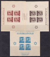 1938 - España - Marruecos - Edifil 4/6 - Hojitas Sin Dentar Pro Mutilados De Guerra - MNH - Marruecos Español