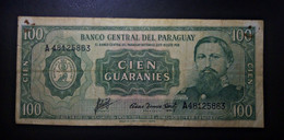 A5 PARAGUAY  BILLETS DU MONDE WORLD BANKNOTES  100 GUARANIES - Paraguay