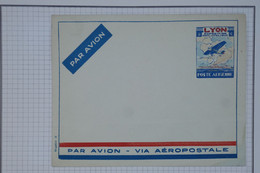 BB12 FRANCE BELLE LETTRE  ENTIER 1931 PAR AVION  NON VOYAGEE++ A  AVOIR ! - 1927-1959 Cartas & Documentos