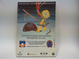 Programm Internationales Reitturnier Wiesbaden 5.-8. Juni 1992 - Sport