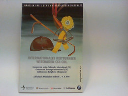 Programm Internationales Reitturnier Wiesbaden Vom 1. - 4.6.1990 - Sport