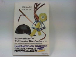 Programm Internationales Reitturnier Wiesbaden 5.6. - 8.6.1987 - Sport