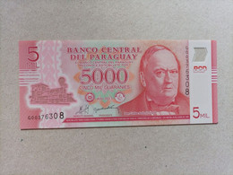 Billete De Paraguay De 5000 Guaraníes, Año 2011, UNC - Paraguay