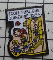 710d  Pin's Pins /  Belle Qualité Et Rare / THEME ADMINISTRATION : PETIT SPIROU QUINZAINE ECOLE PUBLIQUE 1994 - Administrations