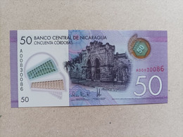 Billete De Nicaragua, 50 Córdobas Año 2011, Serie A00, Nº Bajo, UNC - Nicaragua