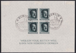 Deutsches Reich 1937 - Mi.Nr. Block 8 - Gestempelt Used - Blocks & Sheetlets