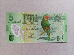 Billete De Las Islas Fiji De 5 Dólares, UNC - Fidschi