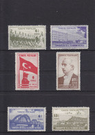 TURKEY - TURQUIE - TÜERKEI - TURQUIA - 1943 - * / MLH - 2OTH ANNIV. REPUBLIC , SPORT PARADE  Mi. 1161/6   Yv 1020/5 - Neufs