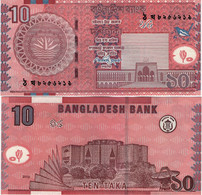 BANGLADESH         10 Taka       P-47c        2010        UNC - Bangladesh