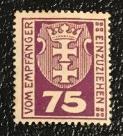 DANTZIG / 1921 / TAXE/ - Postage Due