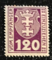 DANTZIG / 1921 / TAXE/ - Portomarken