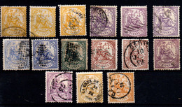 España Nº 143/9. Año 1874 - Used Stamps