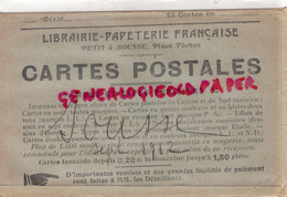 AFRIQUE- TUNISIE- SOUSSE- RARE ENVELOPPE PETIT LIBRAIRIE PAPETERIE- CARTES POSTALES 1912- - Altri & Non Classificati