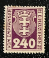 DANTZIG / 1921 / TAXE/ - Postage Due