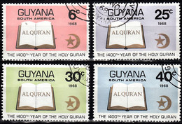 GUYANA   SCOTT NO 60-63  USED   YEAR  1968 - Guyana (1966-...)