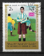 YEMEN  N°  Oblitere     Football Soccer  Fussball De Gaulle - Used Stamps