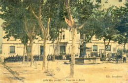 11- Capendu - Place De La Mairie - Capendu