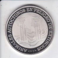 MONEDA DE PLATA II SERIE IBEROAMERICANA - ANIMALES EN PELIGRO DE EXTINCION - Otros & Sin Clasificación