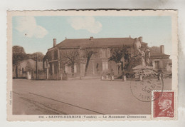 CPSM SAINTE HERMINE (Vendée) - Le Monument Clémenceau - Sainte Hermine