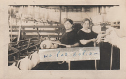 TOURCOING -  Deux " Bobineuses " En 1910  ( Carte Photo ) - Tourcoing