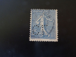 FRANCE Semeuse 25 Cts  Perforé C L - Used Stamps