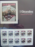 FRANCE  Collector . 2009 GIRONDINS De BORDEAUX - CHAMPIONS De FRANCE  MNH**  (PPZ3-890) - Collectors