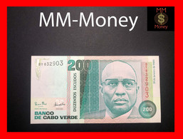 CAPE VERDE  200 Escudos 20.1.1989  P. 58  VF+  [MM-Money] - Cabo Verde