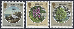 Guernsey Yv 359/61, Europa 1986- Protection De La Nature ** - Guernsey