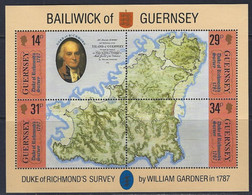 Guernsey Yv BF 7, Cartographie De L'île  ** - Guernsey