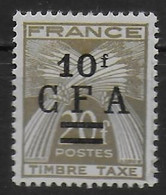 REUNION  T 42  * * - Timbres-taxe