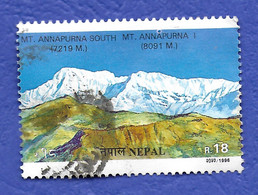 NÉPAL 1996, ANNAPURNA, OBLITÉRÉ - Nepal